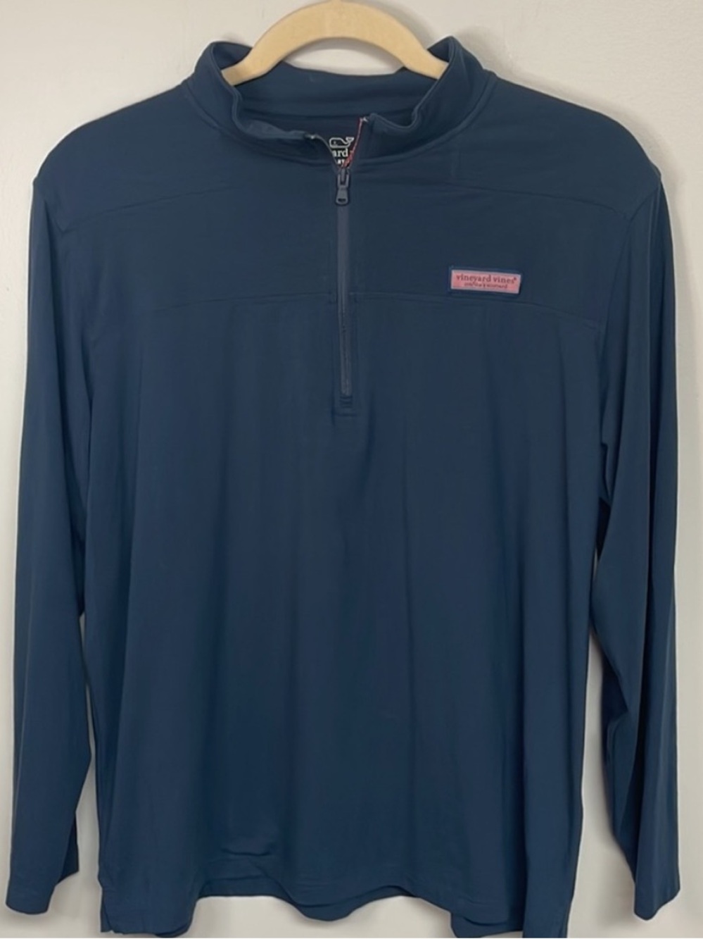 Vineyard Vines Navy Quarter-Zip Pullover